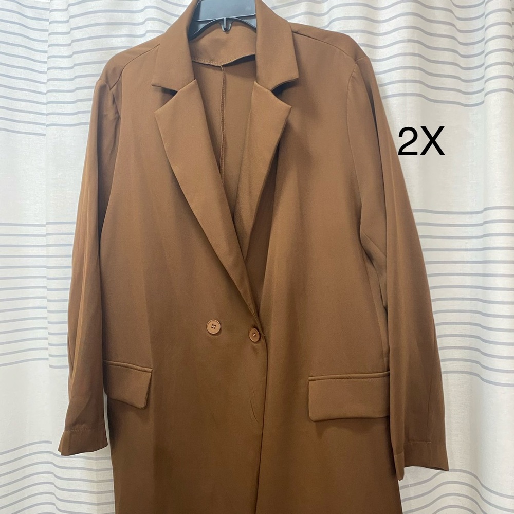 Brown Women's blazer